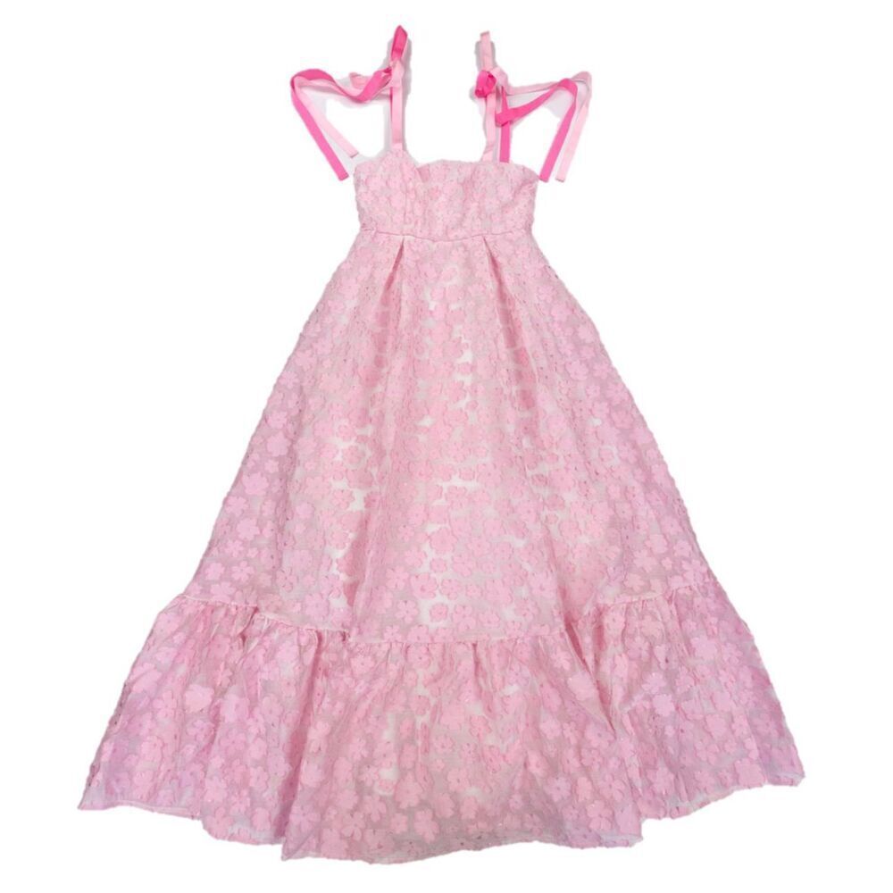 NWT Sister Jane Kite Jacquard Dress Tiered Maxi Lolita Coquette Soft Girl Pink